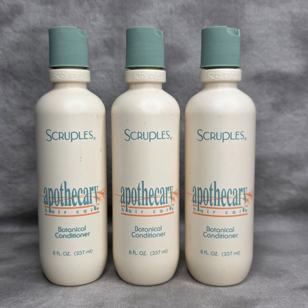 (X3)‎ Scruples Apothecary Botanical Conditioner 8 oz Vintage